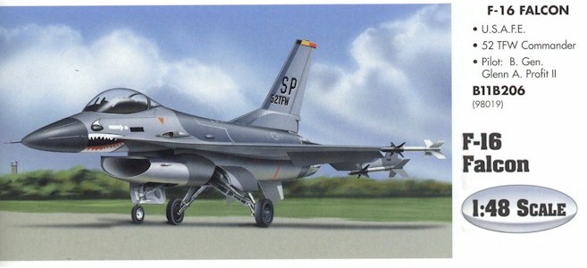 Armour B11B206 F16 FALCON SHARK 98019 Miniatures 1:48