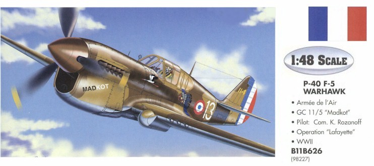 Armour B11B626 P-40 L CURTISS FRANCE Miniatures 1:48 Armour B11B626 P-40 L CURTISS FRANCE Miniatures 1:48