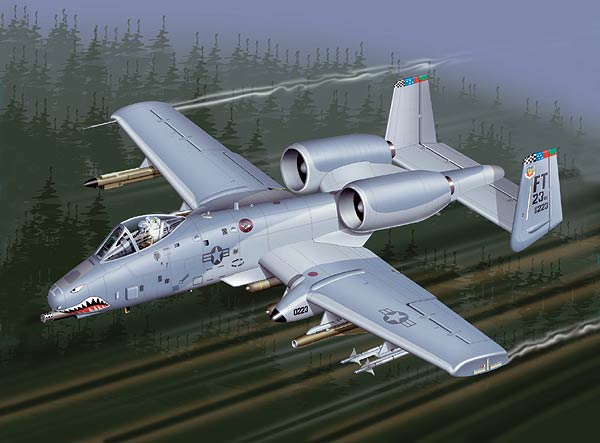 Armour B11B918 A10 WARTHOG USAF 98200 Die cast 1:48