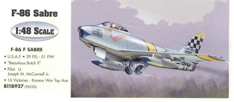 Armour B11B927 F 86F SABRE USAF 98250 Miniatures 1:48