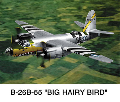 B 26 MARAUDER BIG HAIRY