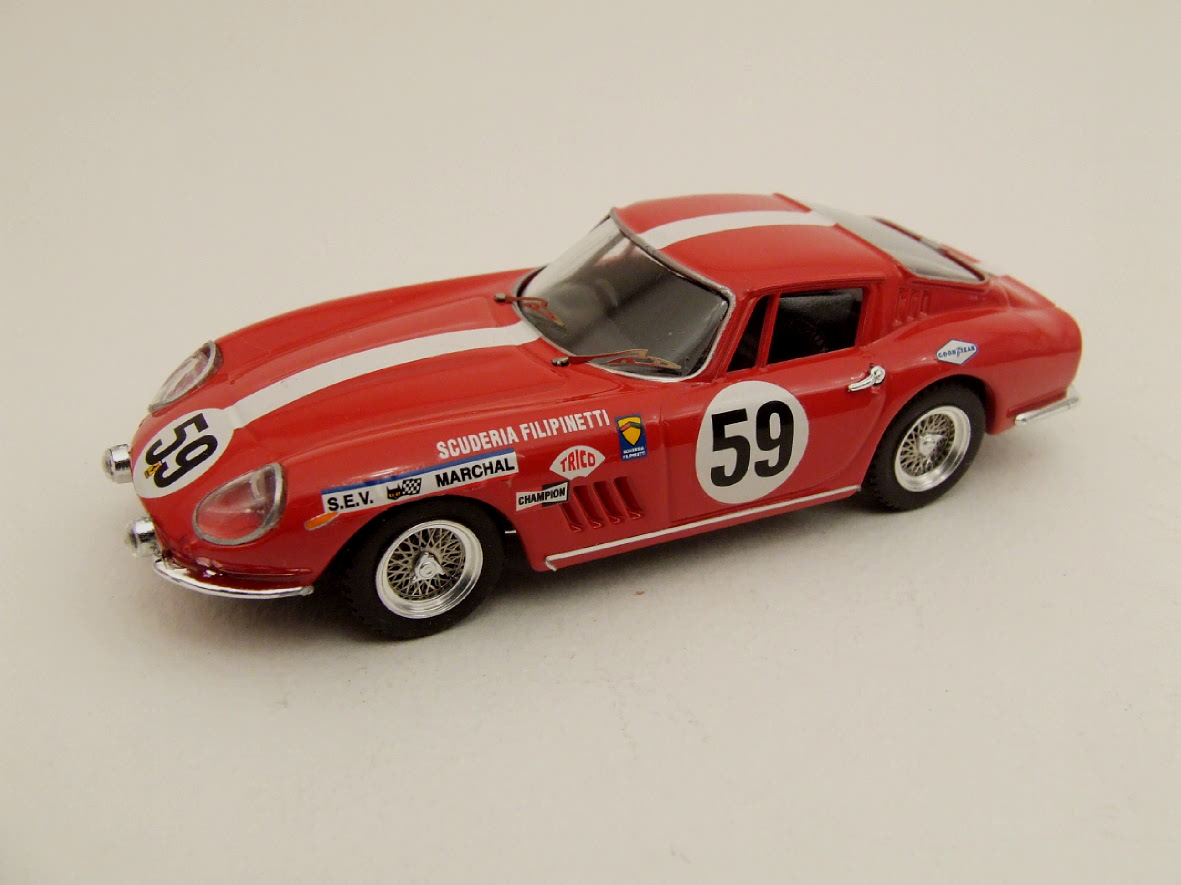 DIE CAST 1//43 BEST MODEL FERRARI 275 GTB//4 LE MANS 1966 9083