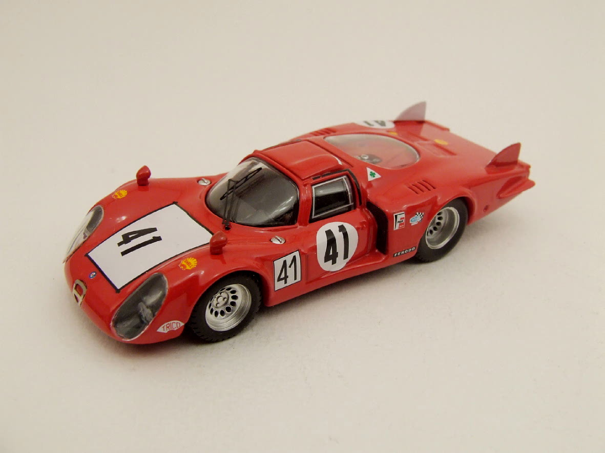 Best 9272 Alfa Romeo 33.2 Le Mans 1968 Die cast 1:43 Best 9272 Alfa Romeo 33.2 Le Mans 1968 Die cast 1:43