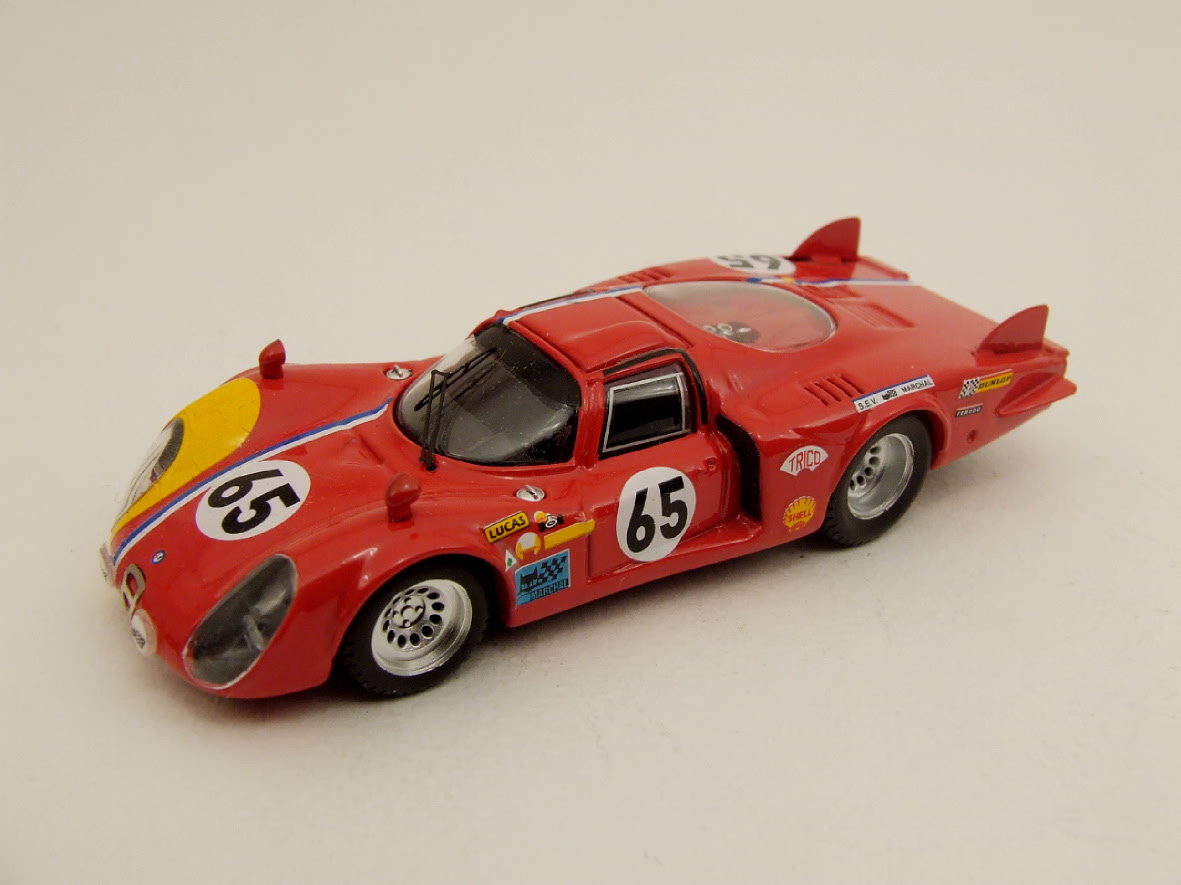 Best 9293 Alfa Romeo 33.2 coda lunga Le Mans 1968 Miniatures 1:43 Best 9293 Alfa Romeo 33.2 coda lunga Le Mans 1968 Miniatures 1:43
