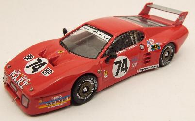 Best 9361 FERRARI BB 512 Le Mans 80 #74 Die cast 1:43 Best 9361 FERRARI BB 512 Le Mans 80 #74 Die cast 1:43