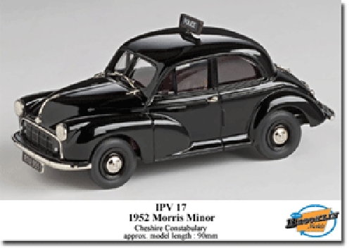 Brooklin IPV17 MORRIS MINOR CHESHIRE 1952 Miniatures 1:43