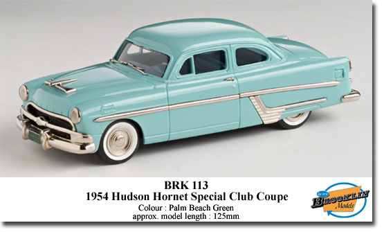 Brooklin K113 HUDSON HORNET SPECIAL CLUB 1954 Miniatures 1:43 Brooklin K113 HUDSON HORNET SPECIAL CLUB 1954 Miniatures 1:43