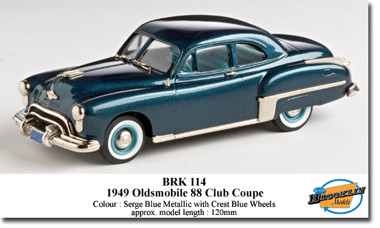 Brooklin K114 OLDSMOBILE 88 CLUB 1949 Miniatures 1:43