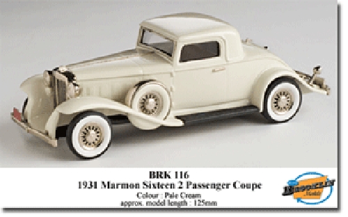 MARMON SIXTEEN 2 PASSENGER 1931