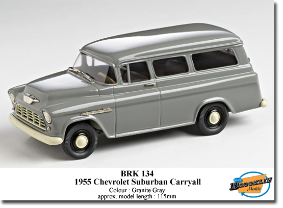 Brooklin K134 CHEVROLET SUBURBAN CARYALL 1955 Miniatures 1:43 Brooklin K134 CHEVROLET SUBURBAN CARYALL 1955 Miniatures 1:43