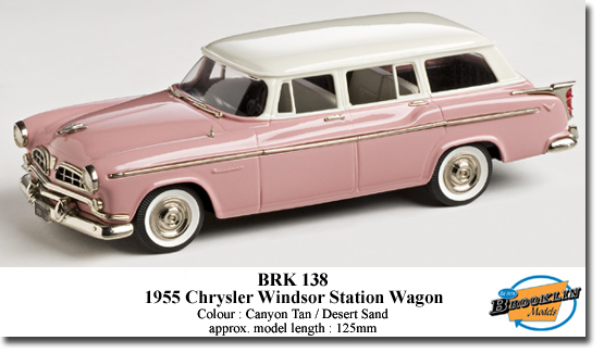 Brooklin K138 CHRYSLER WINDSOR STATION WAGON 1955 Die cast 1:43 Brooklin K138 CHRYSLER WINDSOR STATION WAGON 1955 Die cast 1:43