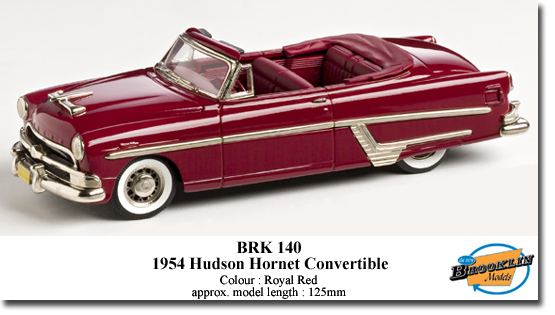 Brooklin K140 HUDSON HORNET 1954 Miniatures 1:43 Brooklin K140 HUDSON HORNET 1954 Miniatures 1:43