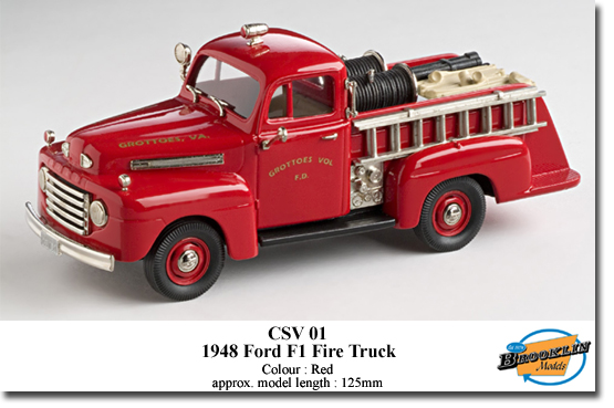 Ford F1 FIRE TRUCK POMPIER