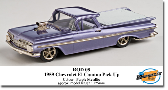 Brooklin KROD08 CHEVROLET EL CAMINO 1959 Miniatures 1:43 Brooklin KROD08 CHEVROLET EL CAMINO 1959 Miniatures 1:43