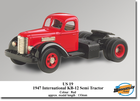 Brooklin KUSMINT19 CAMION INTERNATIONAL KB 12 1947 Die cast 1:43