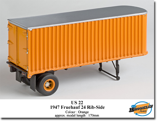 Brooklin KUSMINT22 SEMI REMORQUE FRUEHAUF 1947 Miniatures 1:43 Brooklin KUSMINT22 SEMI REMORQUE FRUEHAUF 1947 Miniatures 1:43