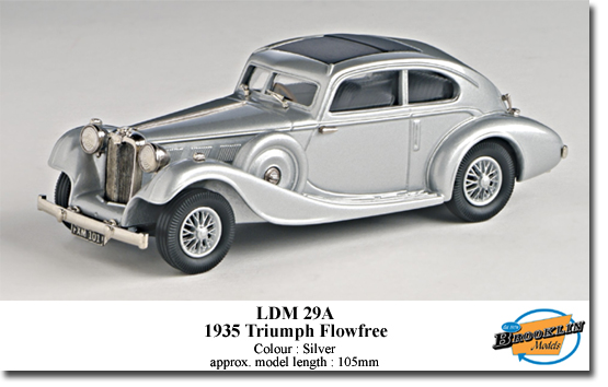Brooklin LDM29A TRIUMPH FLOW FREE 1935 Miniatures 1:43 Brooklin LDM29A TRIUMPH FLOW FREE 1935 Miniatures 1:43