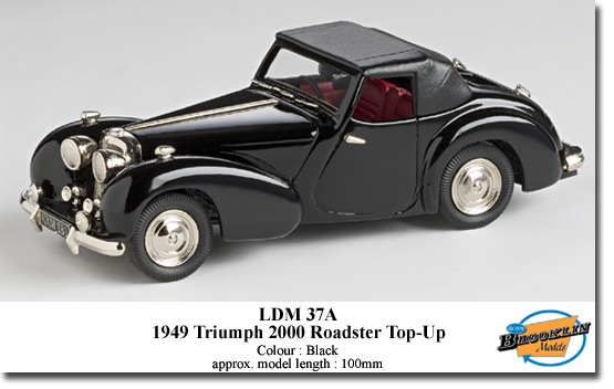 Brooklin LDM37A TRIUMPH 2000 Roadster TOP UP 1949 Miniatures 1:43 Brooklin LDM37A TRIUMPH 2000 Roadster TOP UP 1949 Miniatures 1:43