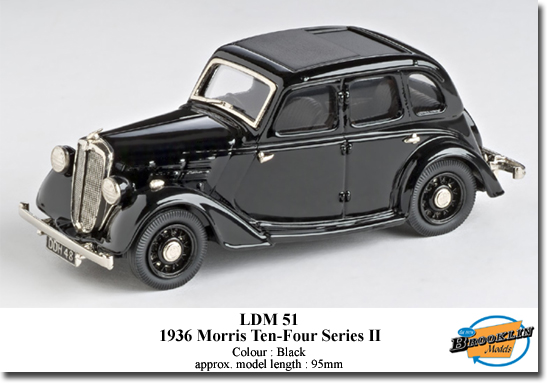 Brooklin LDM51 MORRIS TEN-FOUR SERIES II 1936 Miniatures 1:43 Brooklin LDM51 MORRIS TEN-FOUR SERIES II 1936 Miniatures 1:43