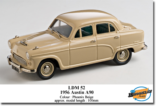 Brooklin LDM52 AUSTIN A90 1956 Die cast 1:43 Brooklin LDM52 AUSTIN A90 1956 Die cast 1:43