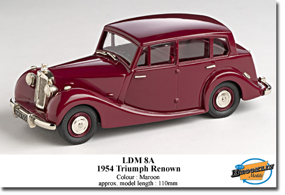 Brooklin LDM8A TRIUMPH RENOWN 1954 Miniatures 1:43 Brooklin LDM8A TRIUMPH RENOWN 1954 Miniatures 1:43