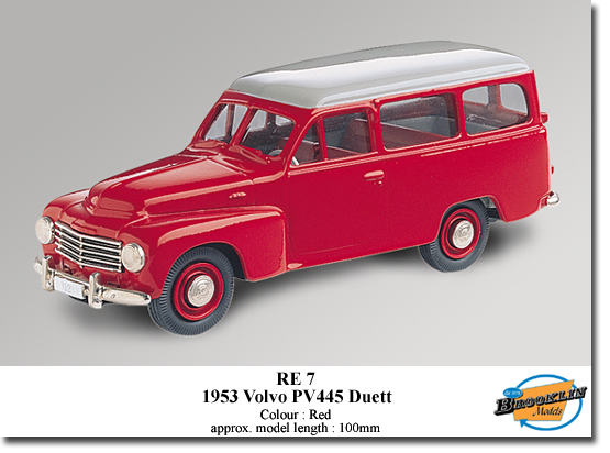 Brooklin RE07 ROBEDDIE VOLVO PV 445 1954 Die cast 1:43