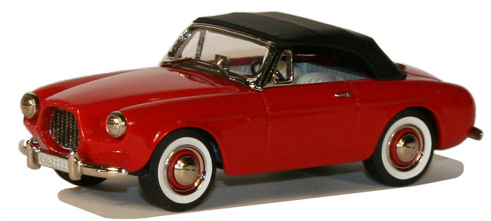 Brooklin RE13A ROBEDDIE VOLVO P 1900 SPORTS 1956 CAPOTE Die cast 1:43