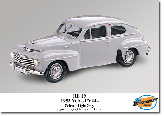 Brooklin RE19 ROBEDDIE VOLVO PV 444 1953 Die cast 1:43 Brooklin RE19 ROBEDDIE VOLVO PV 444 1953 Die cast 1:43