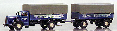 Bub 07250 MERCEDES L 6600 AVEC REMORQUE BACHEÉ DACHSER Miniatures 1:87 Bub 07250 MERCEDES L 6600 AVEC REMORQUE BACHEÉ DACHSER Miniatures 1:87
