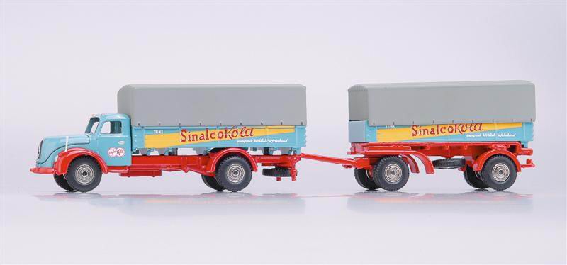 Bub 07450 MAGIRUS S6500 PLATEAU BACHE SINALCO Die cast 1:87