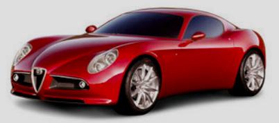 Burago 11021 Alfa Romeo 8C Die cast 1:18 Burago 11021 Alfa Romeo 8C Die cast 1:18