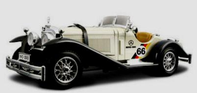 Burago 22021 Mercedes Benz SSK 1928 Die cast 1:24