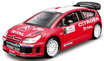 Burago 41009 CITROEN TOTAL WRT LOEB 1/32 Miniatures 1:32 Burago 41009 CITROEN TOTAL WRT LOEB 1/32 Miniatures 1:32