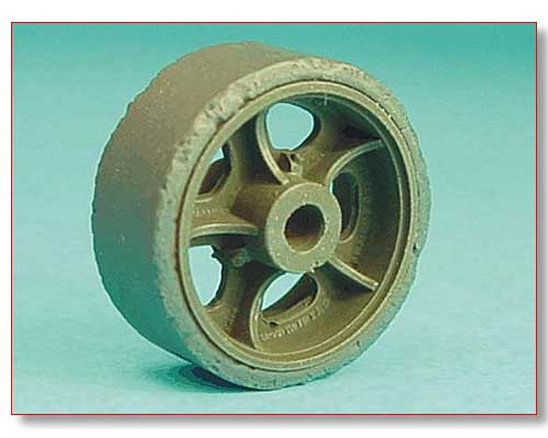ROUES RESINE USEES M4 SHERMAN