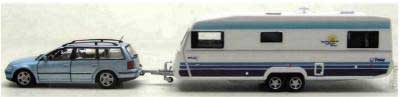 Cararama 481001 volkswagen PASSAT avec CARAVANE Miniatures 1:43 Cararama 481001 volkswagen PASSAT avec CARAVANE Miniatures 1:43