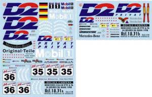 Carpena 01831 MERCEDES CLK LE MANS 35&36 1998 Plastic models 1:18 Carpena 01831 MERCEDES CLK LE MANS 35&36 1998 Plastic models 1:18