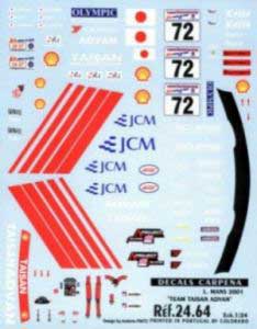 Carpena 02464 PORSCHE 911 GT3 RS 72 LM01 Maquettes 1:24 Carpena 02464 PORSCHE 911 GT3 RS 72 LM01 Maquettes 1:24