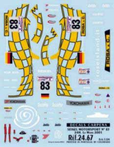 Carpena 02467 PORSCHE 911 GT3 RS N.83 Maquettes 1:24 Carpena 02467 PORSCHE 911 GT3 RS N.83 Maquettes 1:24