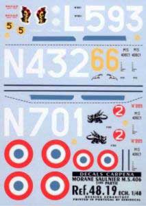 Carpena 04819 MORANE SAULNIER MS 406 PART Plastic models Carpena 04819 MORANE SAULNIER MS 406 PART Plastic models
