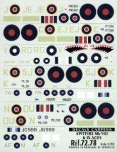 SPITFIRE MK VIII & IX ACES