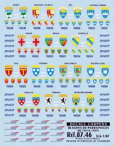 Carpena 08746 BLASONS PARRAINAGE BB15018-31 Plastic models Carpena 08746 BLASONS PARRAINAGE BB15018-31 Plastic models
