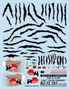Carpena 72101 FIAT G 91 R3 5465 TIGER VERSIO Maquettes 
