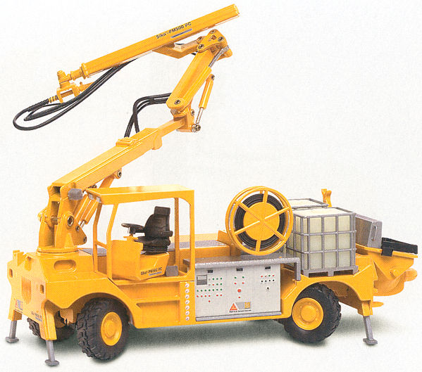 Conrad 2505 SIKA PM 500 PC LANCE À BETON SUR ROUE POUR TUNNEL Miniatures 1:50 Conrad 2505 SIKA PM 500 PC LANCE À BETON SUR ROUE POUR TUNNEL Miniatures 1:50