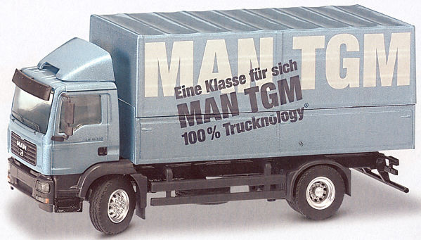 Conrad 68153 MAN TG M PETIT CAMION PLATEAU BACHÉ Die cast 1:50