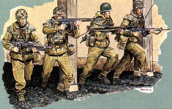 PARACHUTISTES ALLEMANDS