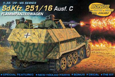 Dragon 6202 SD KFZ 25 FLAMMPANZER Plastic models 1:35 Dragon 6202 SD KFZ 25 FLAMMPANZER Plastic models 1:35