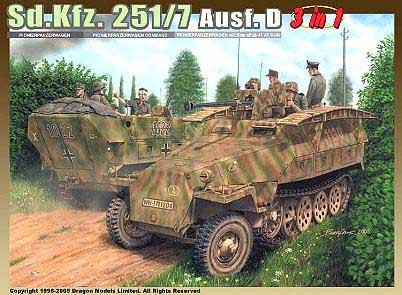 Dragon 6223 SD KFZ 251 / 7 D. PIONIER PANZER Plastic models 1:35 Dragon 6223 SD KFZ 251 / 7 D. PIONIER PANZER Plastic models 1:35
