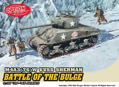 Dragon 6255 M4A3(76)W VVSS SHERMAN Plastic models 1:35 Dragon 6255 M4A3(76)W VVSS SHERMAN Plastic models 1:35