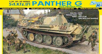 Dragon 6268 SD.KFZ.171 PANTHER G LATE Plastic models 1:35