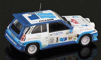 Eagle race 1757 Renault R5 TURBO PICARDIE 1986 Miniatures 1:43